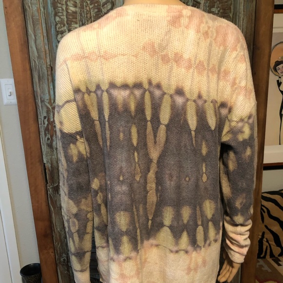 Long sleeve waffle knit tie dye top. Small. NWOT - Picture 5 of 7